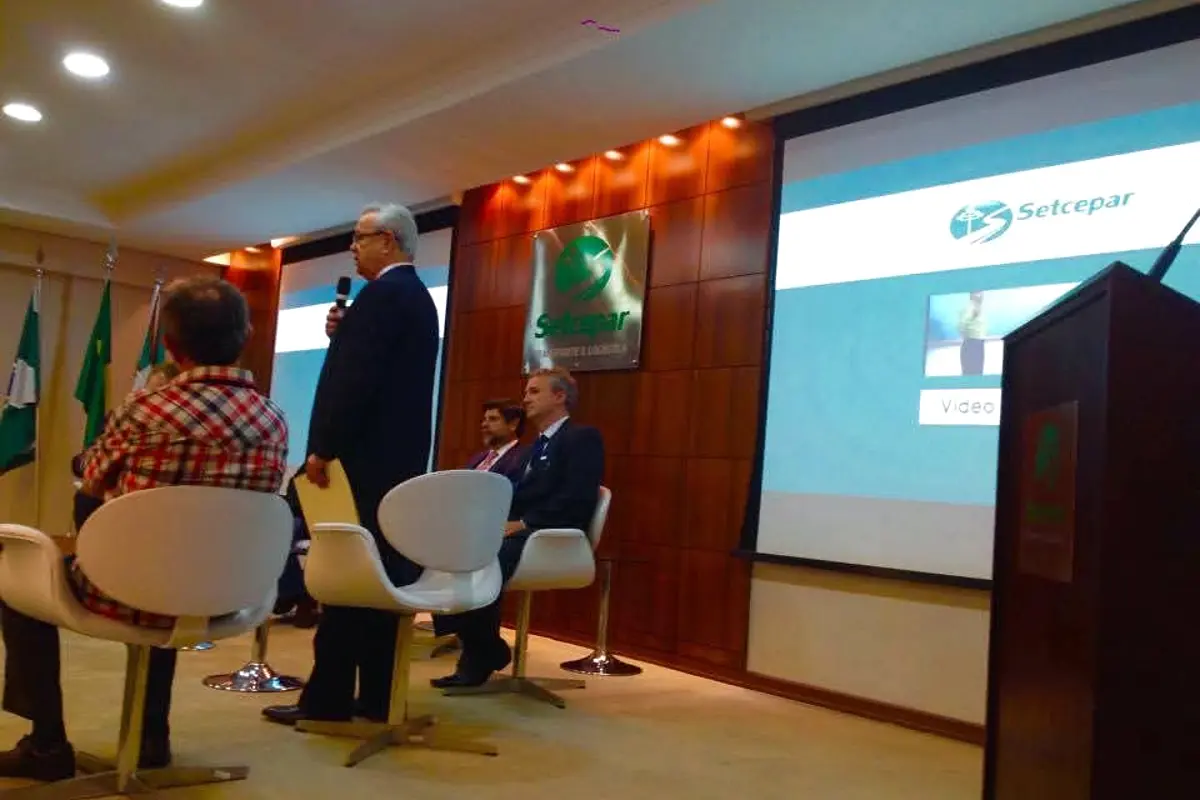 Evento corporativo Setcepar com audiovisual completo